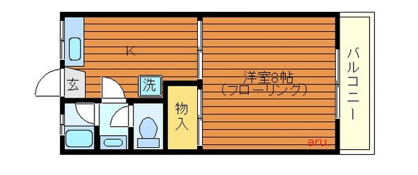 三鷹台駅 徒歩15分 2階の物件間取画像